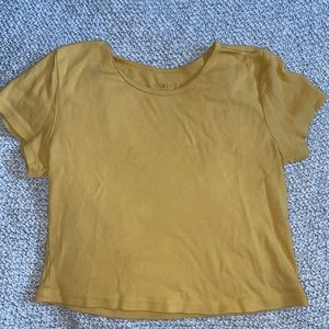 Yellow Crop Top